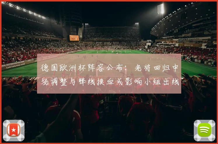 德国欧洲杯阵容公布：老将回归中场调整与锋线换血或影响小组出线