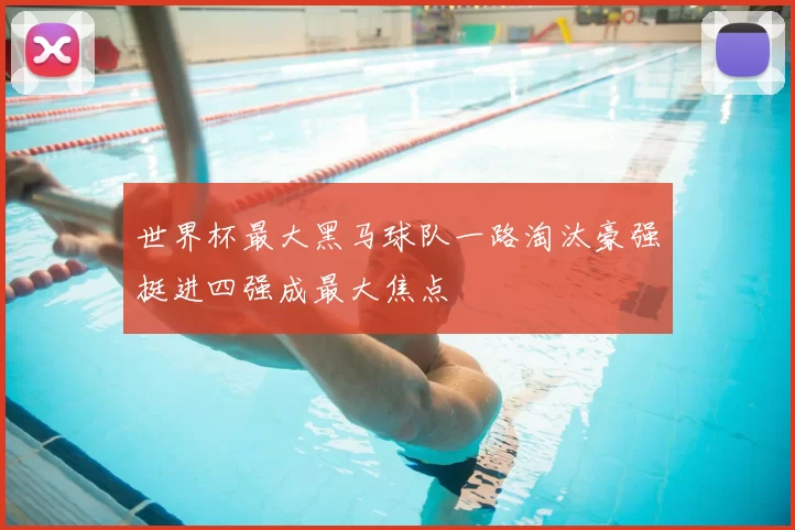 世界杯最大黑马球队一路淘汰豪强挺进四强成最大焦点