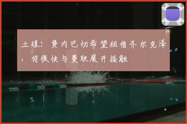 土媒:费内巴切希望租借齐尔克泽,将很快与曼联展开接触
